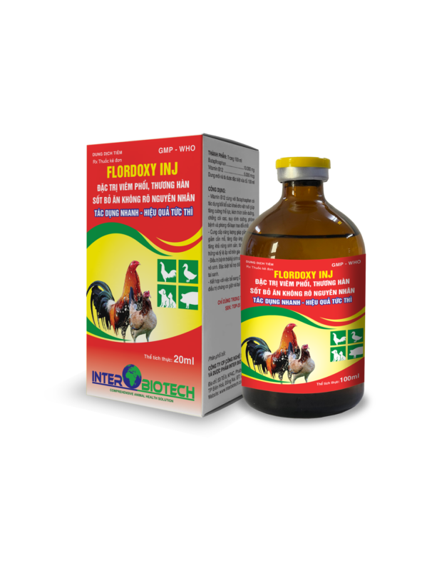 FLORDOXY INJ
FLORDOXY INJ – Dung Dịch Tiêm Đặc Trị Viêm Phổi, Sưng Phù Đầu, Viêm Ruột, Tụ Huyết Trùng