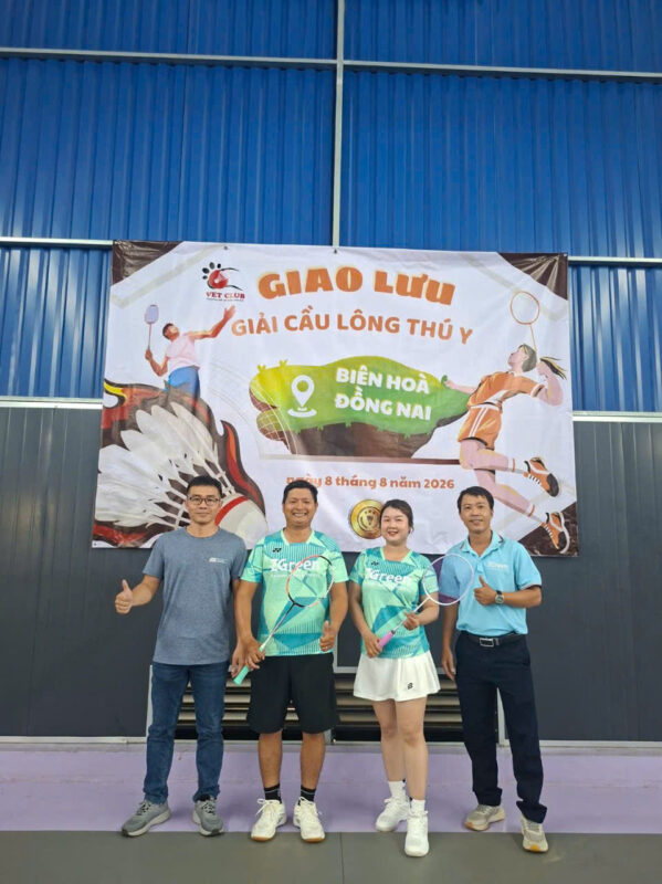 ZGreen tham gia giao lưu Giải Cầu lông Thú y tại Biên Hòa, Đồng Nai